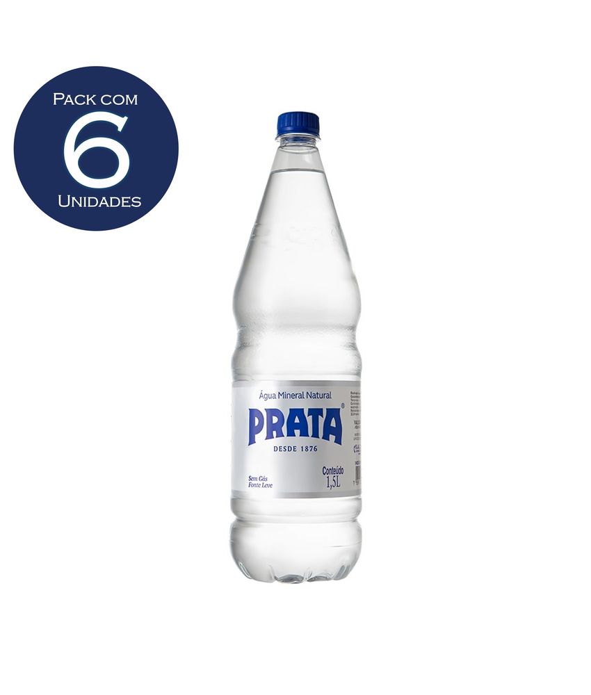 AGUA MINERAL NATURAL PRATA PET 1,5Lt